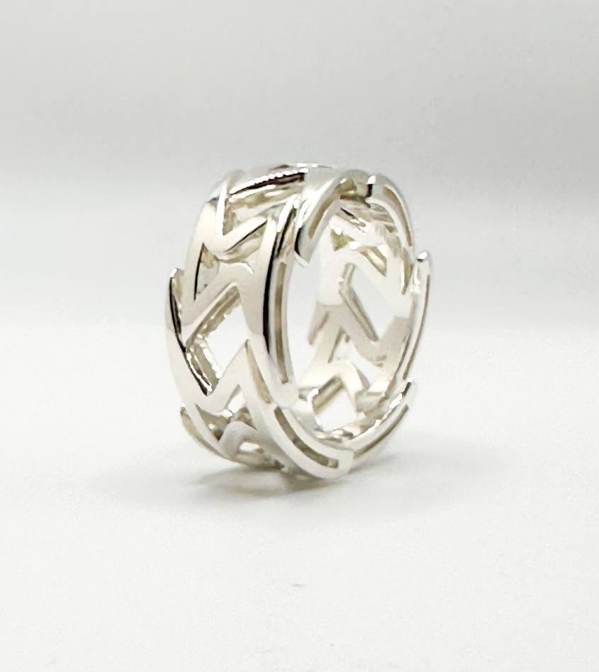 Lightning Strike Eternity Ring