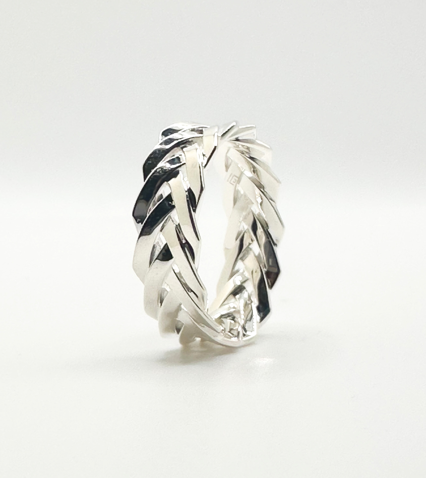 Woven Eternity Ring
