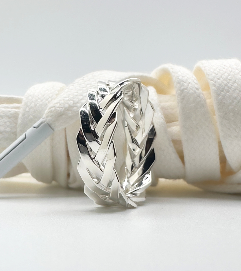 Woven Eternity Ring