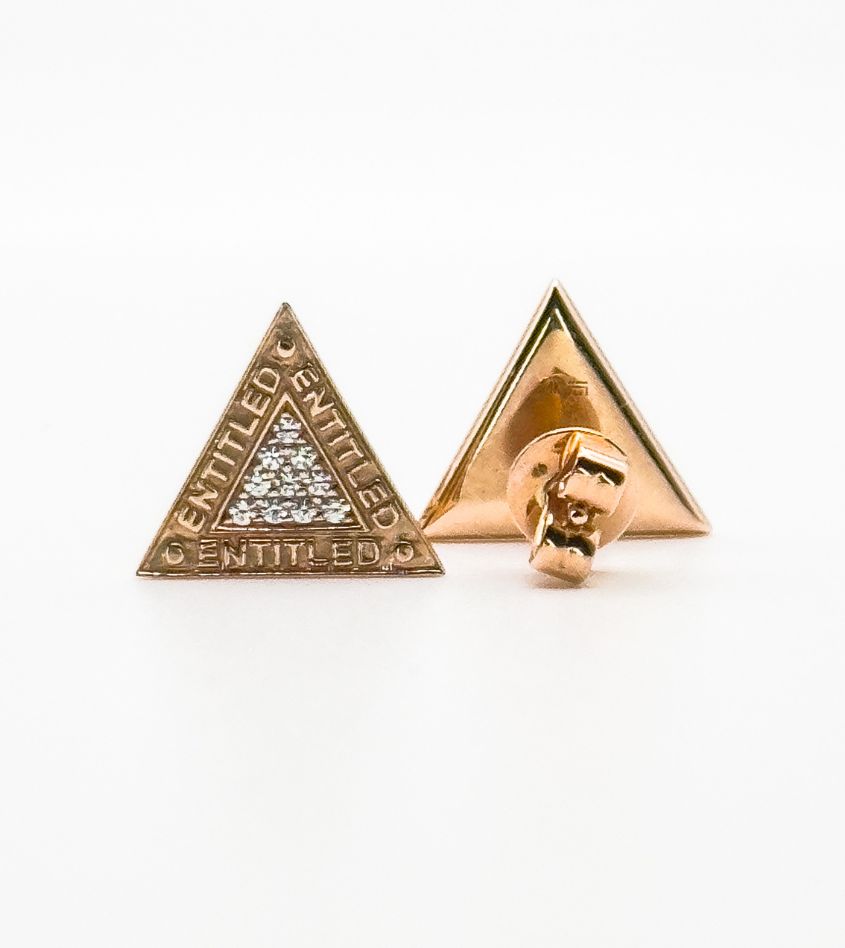 Entitled Pyramid Studs