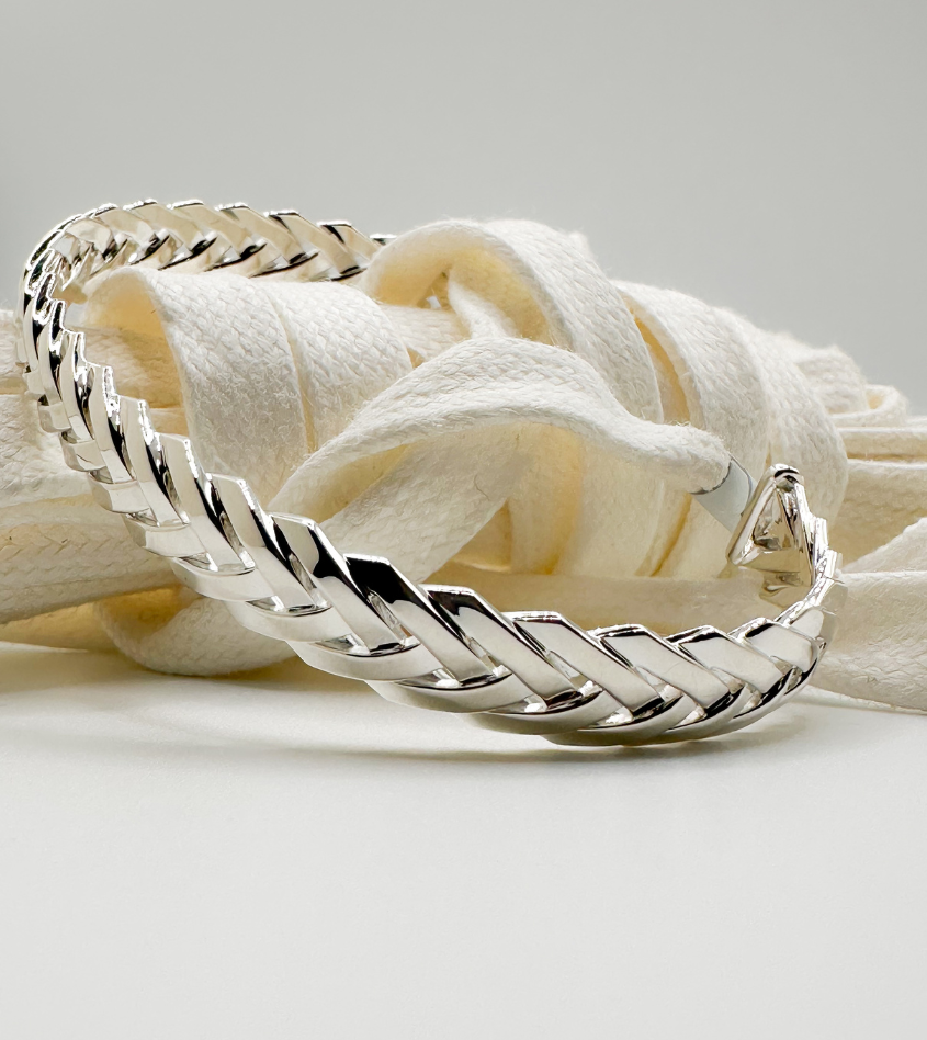 Interlocking Chain Bangle