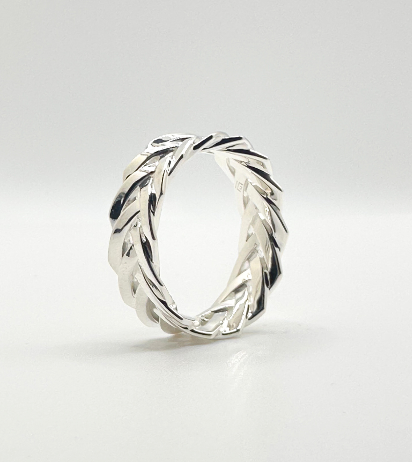 Woven Eternity Ring