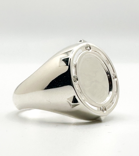 Compass Signet Ring