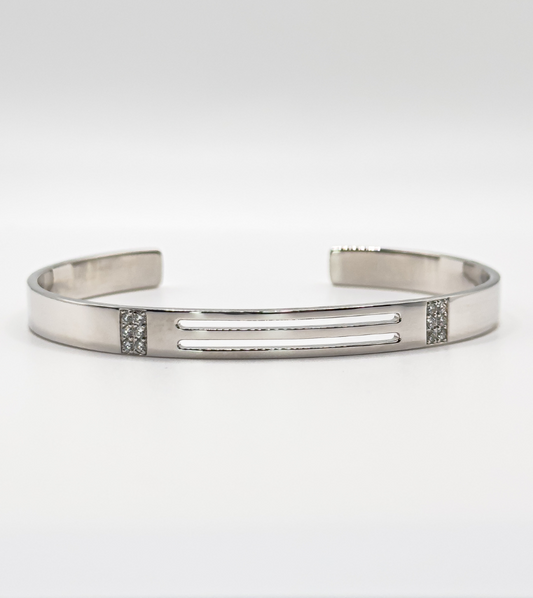 Negative Space Diamond Bracelet